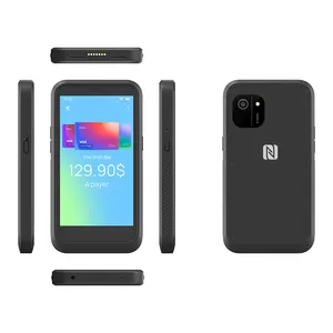 连锁店和超市数字解决方案手持水龙头支付Android NFC软POS 5.5英寸触摸平板电脑