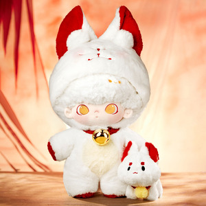 Tienda oficial de POP MART DIMOO No One's Gonna Sleep Tonight Series 40cm muñeca de algodón Fox Spirit acción <span class=keywords><strong>Mini</strong></span> figura lindo juguete - Product Image 6