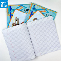 Cahier Seyès français à lignes, couverture rigide, 96 pages, 220mm*170mm (R5), directement de l'usine, pour étudiants