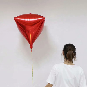 Vente chaude 24 pouces 4D <span class=keywords><strong>diamant</strong></span> en forme <span class=keywords><strong>de</strong></span> ballons en aluminium conception d'hélium <span class=keywords><strong>de</strong></span> ballon d'anniversaire <span class=keywords><strong>de</strong></span> mariage pour la décoration <span class=keywords><strong>de</strong></span> fête - Product Image 5