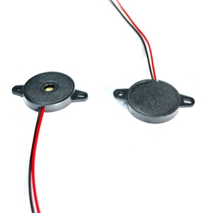 Transductor Piezoeléctrico de 22 mm de Diámetro y 4 mm de Grosor, 5V 4000 Hz, Controlador Externo, Zumbador Pasivo, Carcasa de ABS, Certificado ISO9001, con Cables - Product Image 1