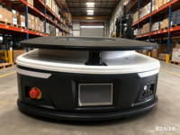 Robot mobile AGV robuste de 400 kg de capacité de charge, navigation laser SLAM, largeur de fourche personnalisable pour atelier d'assemblage de pièces automobiles