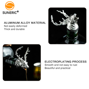 Verseur à liqueur en alliage de zinc en forme de tête de cerf, bec verseur pour bouteilles de liqueur, distributeur de liqueur Jagermeister - Product Image 3