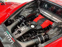 Capot arrière en fibre de carbone en gros d'usine pour ferrari 488 gtb spider capot moteur intérieur couvre pièces automobiles