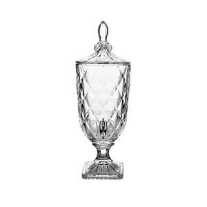 Dispensador de bebidas de tarros de vidrio de alta calidad de 2/3/4/5L para fiesta de Hotel, dispensador de jugo transparente grabado con grifo de Metal - Product Image 3