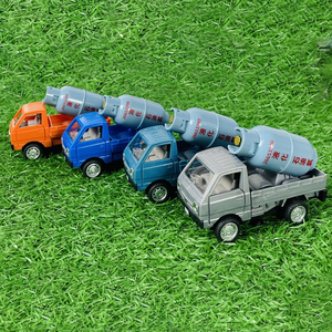 Pull Back Mini Utility Truck Toy Mobile Food Stall <b>Horn</b> Vehicle Gas Tank Transport Plastic Vehicle for Kids Play Collection Gift - Product Image 4