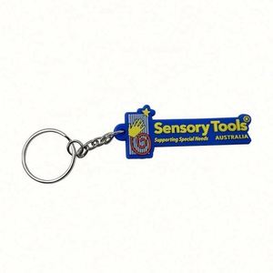 New Design Custom Logo Silicone Keychain Soft PVC Rubber Key Chain for Promotion - Product Image 4