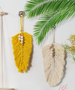 <span class=keywords><strong>Kit</strong></span> <span class=keywords><strong>de</strong></span> corazón <span class=keywords><strong>de</strong></span> hoja <span class=keywords><strong>de</strong></span> macramé DIY, decoración Bohemia para el hogar, macramé colgante <span class=keywords><strong>de</strong></span> pared, <span class=keywords><strong>kit</strong></span> <span class=keywords><strong>de</strong></span> cordón <span class=keywords><strong>de</strong></span> macramé con cuentas <span class=keywords><strong>de</strong></span> madera - Product Image 1