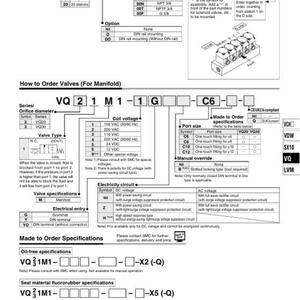 صمام كهرومغناطيسي أصلي من SMC بمنفذين يعمل بالتحكم التجريبي لمشعب الهواء الجاف VV2Q32-02، لوحة تجميع الصمام الكهرومغناطيسي - Product Image 6