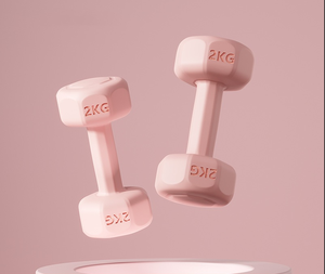 BLSPORTS Hotsale PVC Sponge Type Household <b>Lady</b> Child Gym Equipment Arm Muscle Yoga Fitness Portable Small <b>Dumbbell</b> Set - Product Image 4