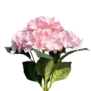 Hot Màu Hồng Tím 6-Đầu Lụa Màu Xanh Lá Cây Tú Cầu Bảo Quản Bụi Cây Cho Đám Cưới Giáng Sinh Năm Mới Của Cha Ngày Ngoài Trời Trang Trí Nội Thất Ngày - Product Image 3