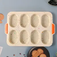 Arriart Food Grade Silikon Sechs-Loch-Kuchen Fudge Mold Backen Silikon Schokoladen form