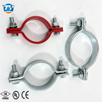 UTT60 Ensemble de colliers de serrage standard pleine taille en acier au carbone pour la suspension de tuyaux d'irrigation