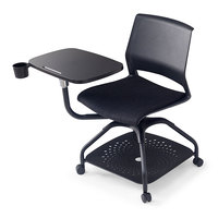 Chaise de formation avec table en fibre de verre PP, table et chaise de formation pour adultes, dernières chaises et sièges de salle de formation pour bureau et école