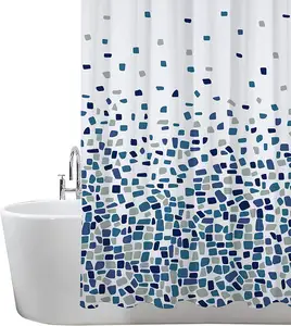 Il bagno lavabile di lusso della tenda di doccia della boemia mette la tenda di bagno su misura 180x180 cm 100% poliestere