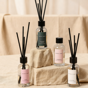 Ensemble de diffuseur de roseaux premium 30 ml, parfum d'ambiance pour la <span class=keywords><strong>maison</strong></span>, bâtonnets parfumés pour la décoration du salon et de la chambre - Product Image 1
