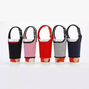 Manicotto per tazza <span class=keywords><strong>da</strong></span> bevande (latte, tè, caffè) in materiale subacqueo con logo stampato, anti-scottatura, con confezione in OPP - Product Image 1