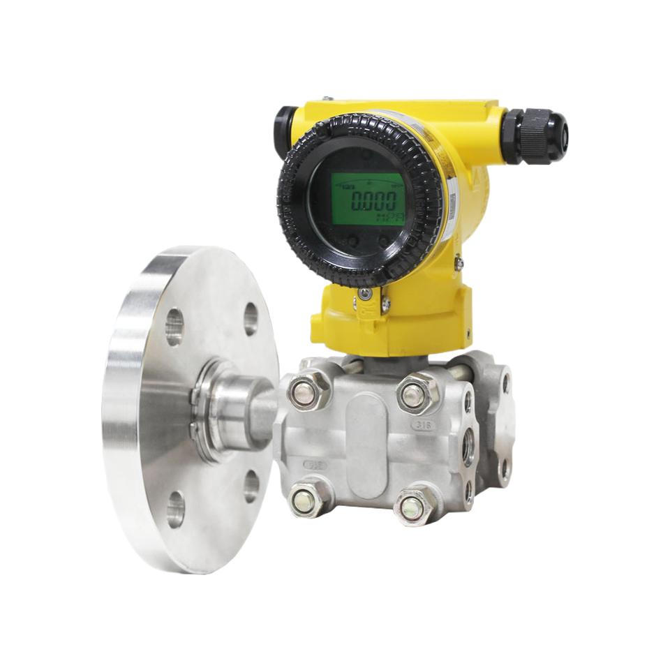 4~20mA HART Display Flange Differential Pressure Level Transmitter ...