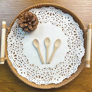 Spatule à crème pour le visage en bambou naturel avec logo personnalisé, écologique, jetable, bon marché, adaptée aux aliments, cuillère à crème glacée cosmétique - Product Image 3