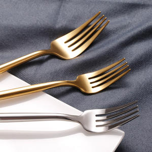 Роскошный свадебный набор столовых приборов кованые наборы столовых приборов, роскошные высококачественные 304 из нержавеющей стали для ресторанов, столовые приборы - Product Image 1