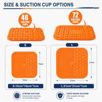 Tapis à lécher personnalisé en silicone pour aliments pour chiens, avec succion, mangeoire lente, bols pour chiens
