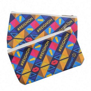 กระเป๋าเครื่องสำอางพีวีซีหนังพิมพ์โลโก้สีสันสดใส กระเป๋าใส่ของใช้ในห้องน้ำแฟชั่น สำหรับของขวัญส่งเสริมการขายและของขวัญทางธุรกิจ - Product Image 6