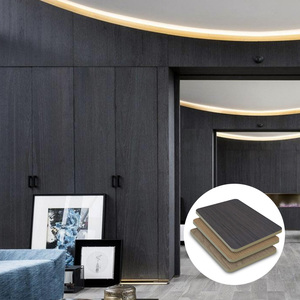 Panneau mural sans soudure en plastique et bambou imperméable à l'eau <span class=keywords><strong>3D</strong></span> grain de bois pour intérieurs modernes et respectueux de l'environnement - Product Image 3