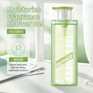 निजी लेबल ओएम थोक पुष्प सुगंध 500 एमएल शॉवर जेल बाहर महिलाओं के लिए मॉइस्चराइजिंग त्वचा के अनुकूल सफेद शरीर धोने - Product Image 3