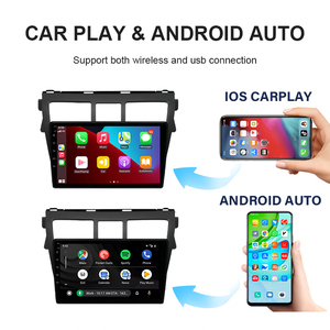 เครื่องเล่นดีวีดีติดรถยนต์ระบบแอนดรอยด์ Jiawell พร้อมระบบนำทาง GPS, วิทยุ FM, เครื่องเล่นเพลง, วิดีโอ, รองรับ Carplay, Wifi, Bluetooth, หน้าจอ IPS สำหรับรถยนต์โตโยต้า วีออส ยาริส ปี 2007-2013 - Product Image 2