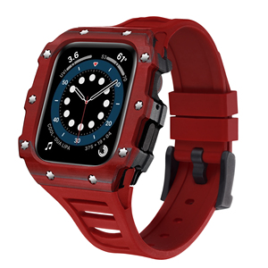 HMJ 41 45mm <span class=keywords><strong>céramique</strong></span> boîtier de montre élastique affaires mécanique boîtier de montre pour hommes luxe Iwatch boîtier en Fiber de carbone pour <span class=keywords><strong>Apple</strong></span> <span class=keywords><strong>Watch</strong></span> - Product Image 2