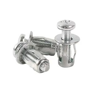 Vis d'expansion à écrou à pignon M5 M6 à tête plate pour mur creux en aluminium - Product Image 1