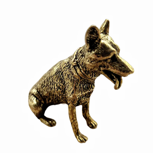 Индивидуальные винтажные поделки собака маленькие украшения животные декор скульптура искусство коллекционные предметы - Product Image 1