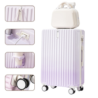 Nouvelle arrivée Aero Travel abs + pc Vintage Style chinois rose bon bagage à main étui de voyage valise bagage sac de voyage