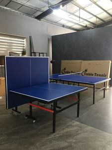 Mesa de Ping Pong Plegable de Aleación de Aluminio para Interiores, Mesa de Tenis de Mesa con Ruedas Móviles y Pelotas - Product Image 6