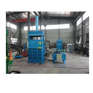 hydraulic vertical rice husk wheat straw coco fiber packing compress machine