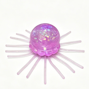 Juguete Antiestrés de Medusa de Simulación, de Compresión Lenta y Rebote, para Aliviar el Estrés, Juguete Novedoso de Pulpo Acuático para Niñas - Product Image 3