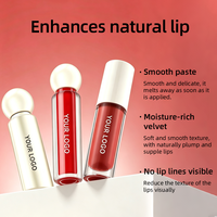Rouge à lèvres mat velours effet boue longue tenue, waterproof, non desséchant, texture lisse et onctueuse, haute couvrance