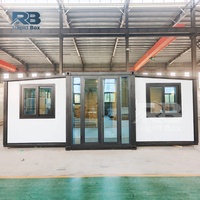 RB personnalisé 20ft 2 3 4 chambre à coucher préfabriquée petite maison pliante extensible conteneur maison avec toilette salle de bain cuisine