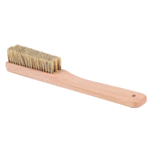 Rock climbing brush with wooden handle Brush to remove excess magnesium powder or dust on the hands