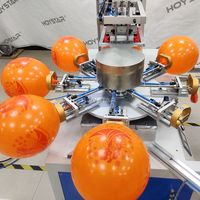Imprimante simple complètement automatique d'écran de ballons de couleur pour des ballons de latex d'impression