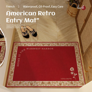 EiffelHome Nouveau Style Tapis d'Entrée Haut de Gamme en PVC Antidérapant Moderne Simple Personnalisable Imperméable Résistant à la Saleté pour Porche - Product Image 3