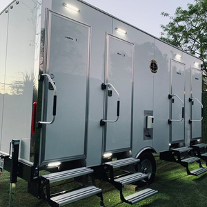 Salle de bain mobile portable moderne personnalisable <span class=keywords><strong>Porta</strong></span> Potty Toilettes avec remorque Toilettes écologiques prêtes à l'emploi pour la cuisine en plein air - Product Image 4