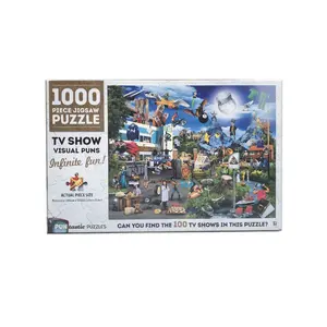 사용자 정의 2 mm 두꺼운 성인 독특한 1000 pcs 퍼즐