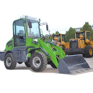 China wheel loader TH912 wheeled loader factory price rate weight 1.2 ton hydraulic mini loader for sale