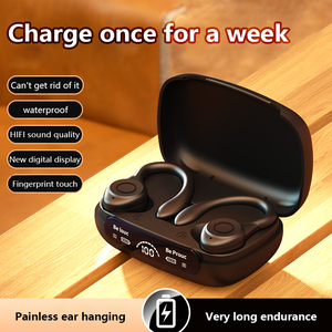 Vente chaude Y7 TWS True Wireless Earphones Sports de plein air BT5.3 Earhook Headset avec affichage numérique <span class=keywords><strong>Gamer</strong></span> Audifonos Headphone - Product Image 3