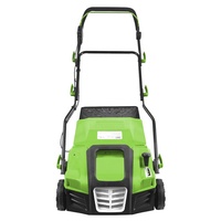 VERTAK-máquina eléctrica de jardín 2 en 1, 1800W, escarificador y aireador de césped con empuje manual