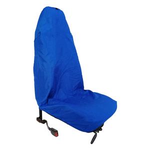 Housses de siège de voiture <span class=keywords><strong>avant</strong></span> automatique personnalisées de haute qualité universelles pour Nissan Kia BYD Logo en polyester bleu rouge un sac de Protection inclus - Product Image 2