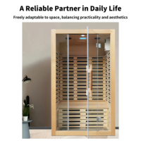 Salle de vapeur commerciale YEETE 9KW en cèdre - Sauna infrarouge sec pour salle de sport/usage domestique, Offre Spéciale à Prix de Gros