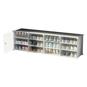 Adjustable Shoe Cabinet 1 Column 2 Layers Foldable Dustproof Under <b>Bed</b> <b>Storage</b> For Dormitories And Rental Apartments - Product Image 5