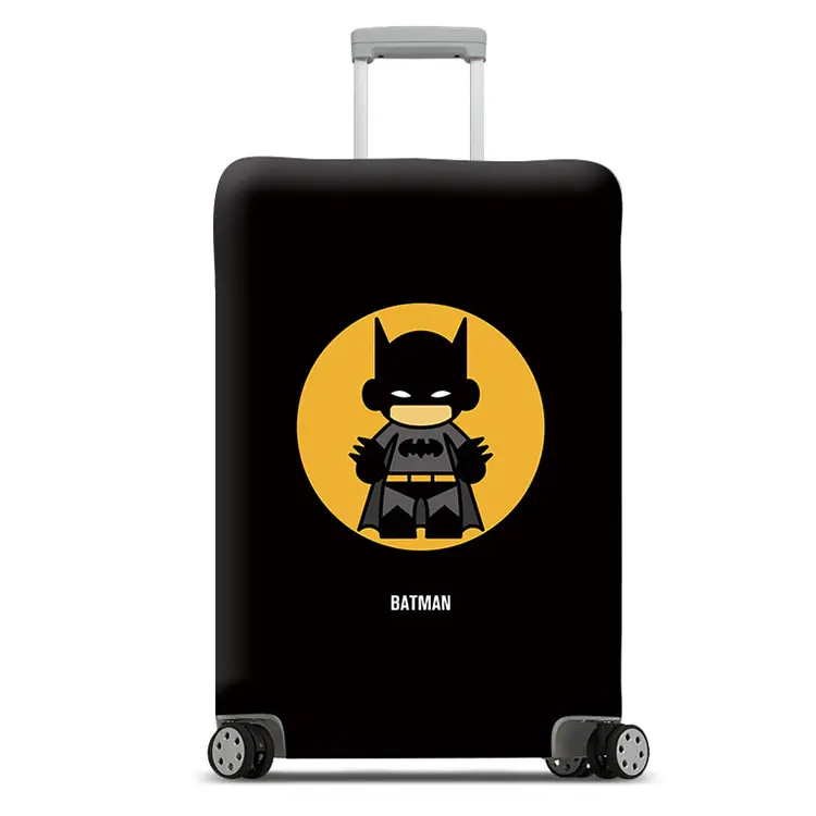 Youth Union Travel Cartoon image Luggage Protector Cover for 18'' 20'' 22 Inch Small Suitcase Washable